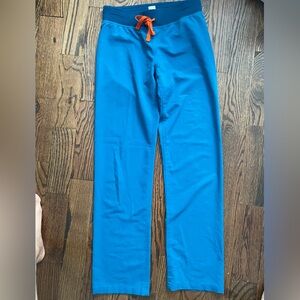 XXS Figs Livingston Alps Blue Scrub Pants